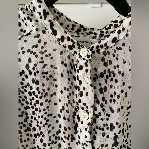 Max Studio Polka Dot Blouse - Picture 2 of 4